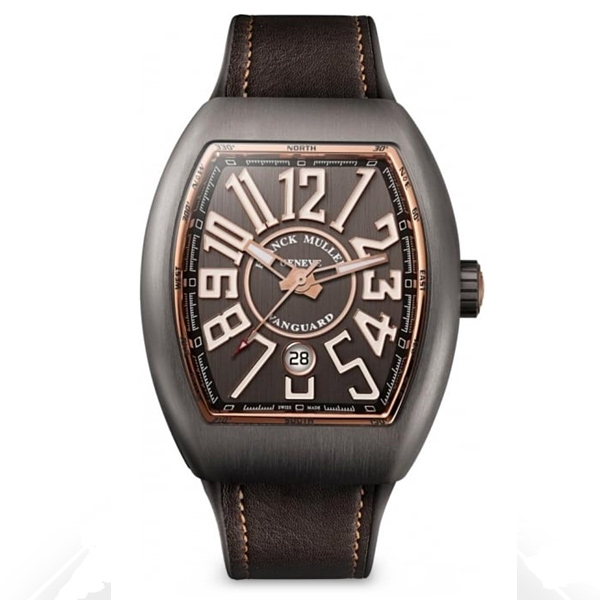 Franck Muller Vanguard Classical Titanium, reference V 41 SC DT TT BR 5N