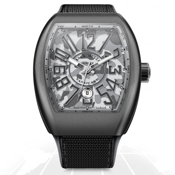 Franck Muller Vanguard Camouflage Titanium, reference V 45 SC DT CAMOU TT MC TT