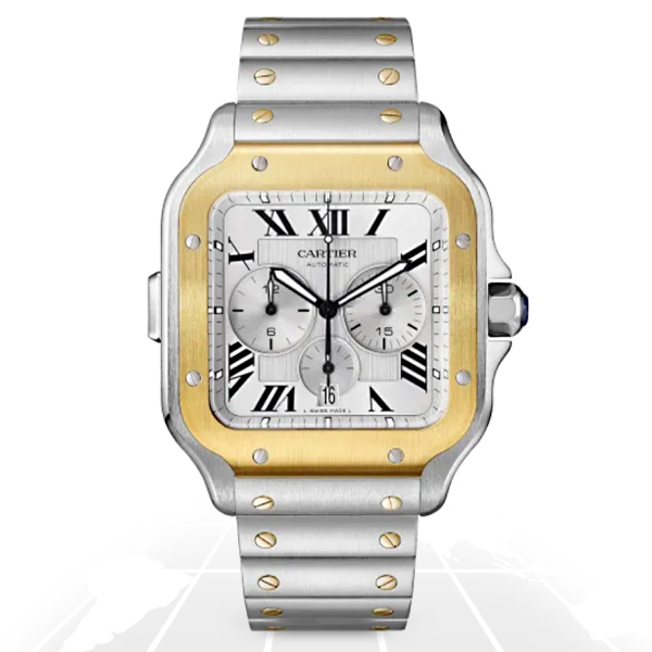 Cartier Santos Chronograph, reference W2SA0008