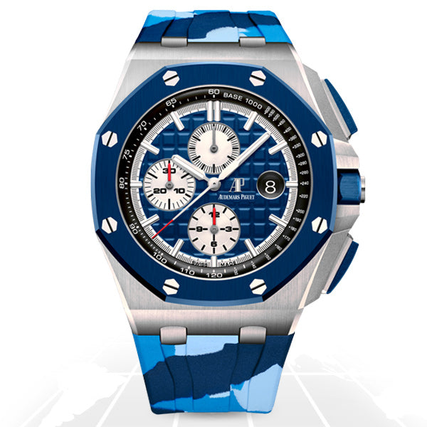 Audemars Piguet Royal Oak Offshore "Camouflage Blue", reference 26400SO.OO.A335CA.01