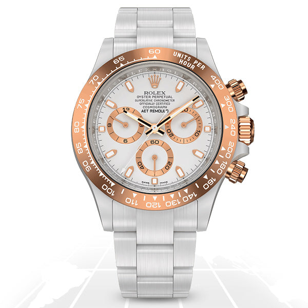 AET Remould AET Remould  Platinum-Colored Classic Rose Gold Bezel, reference 116503