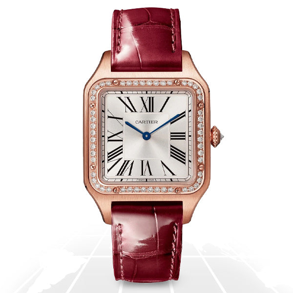 Cartier Santos Dumont Large Diamonds, reference WJSA0016