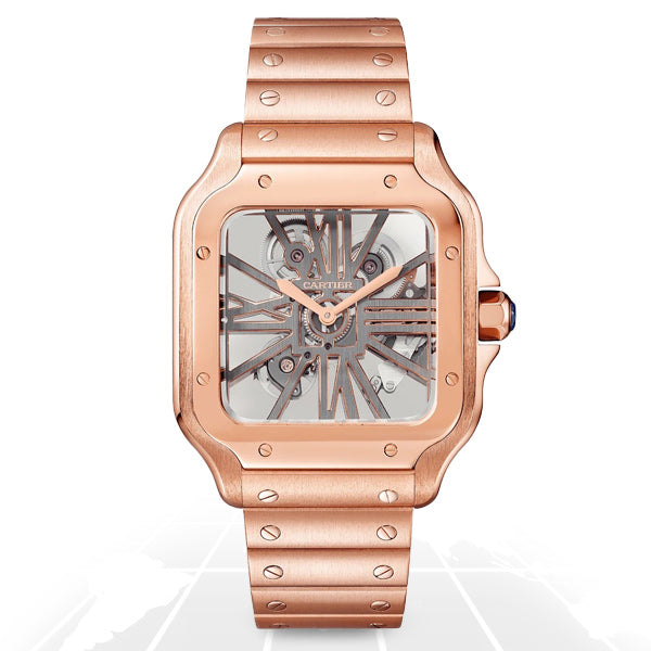 Cartier Santos De Cartier Skeleton Large, reference WHSA0016