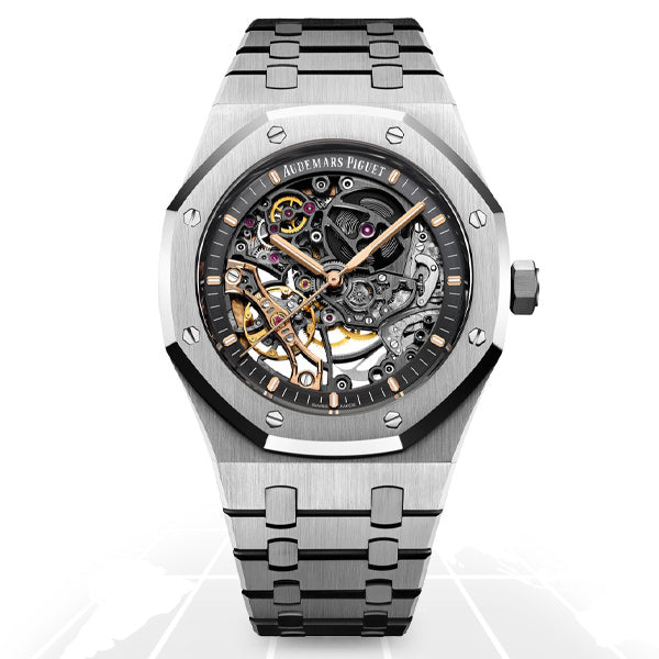Audemars Piguet Royal Oak Double Balance Wheel Openworked, reference 15407ST.OO.1220ST.01