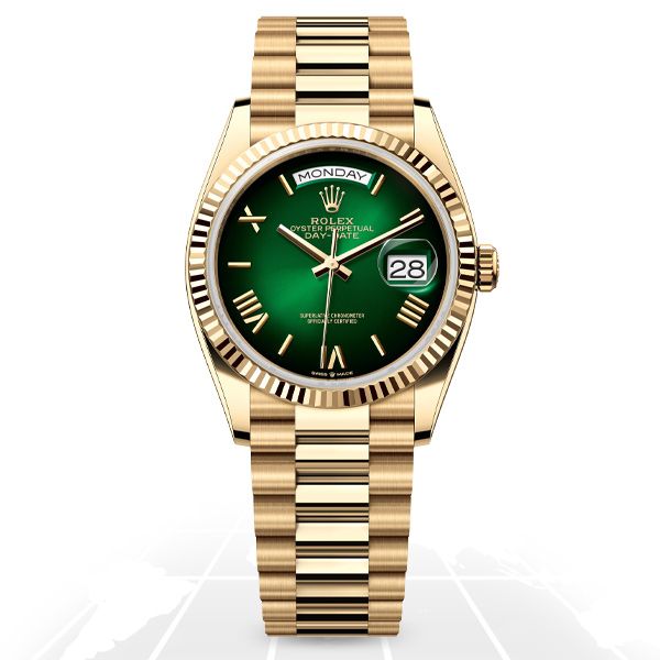 Rolex Day-Date 36 "Green Ombre" 128238