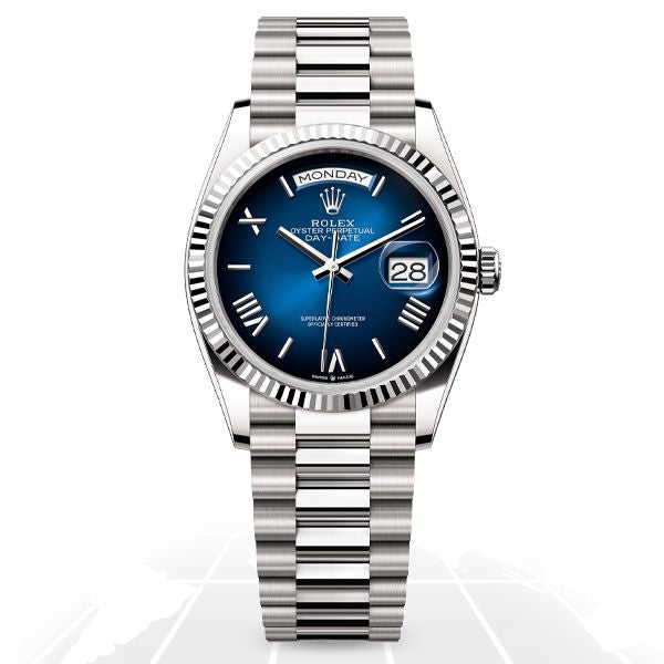Rolex Day-Date 36 "Blue Ombre" 128239