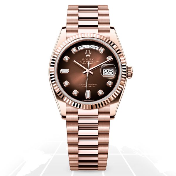 Rolex Day-Date 36 "Brown Ombre" 128235