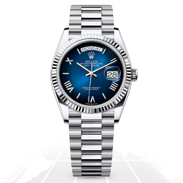 Rolex Day-Date 36 "Blue Ombre" 128236