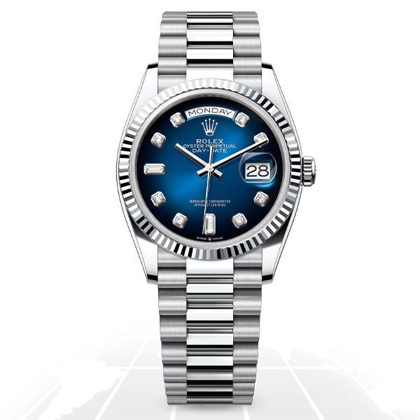 Rolex Day-Date 36 "Blue Ombre" 128236