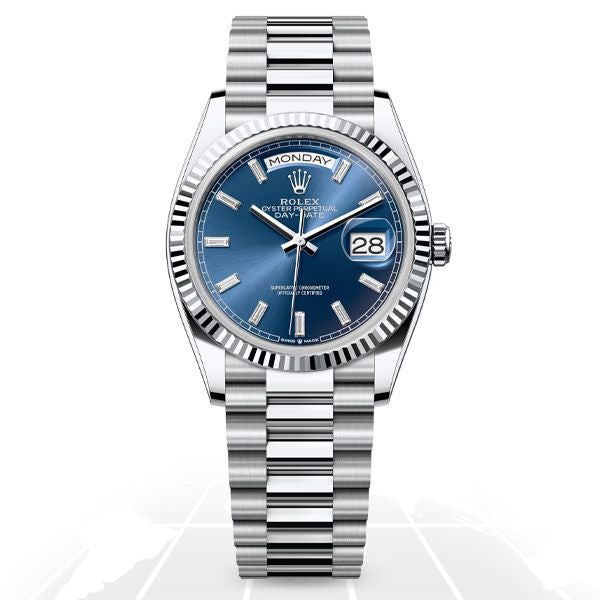 Rolex Day-Date 36 "Baguette" 128236