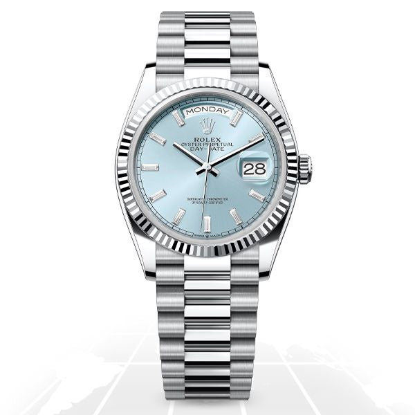 Rolex Day-Date 36 "Baguette" 128236