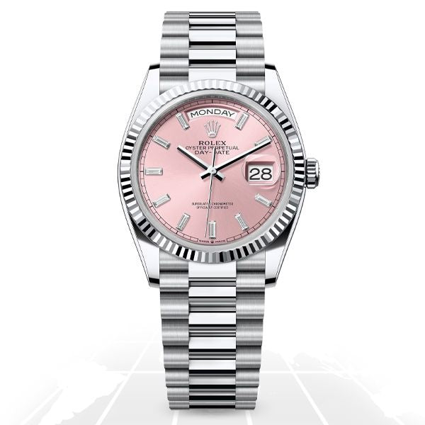 Rolex Day-Date 36 "Baguette" 128236