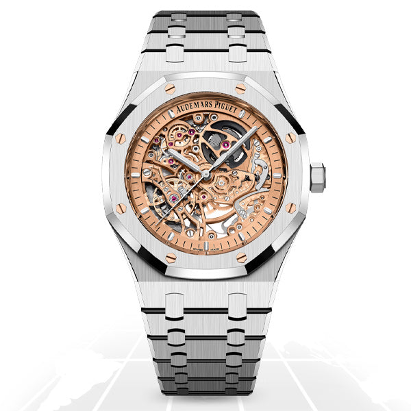 Audemars Piguet Royal Oak Double Balance Wheel Openworked, reference 15407ST.OO.1220ST.02