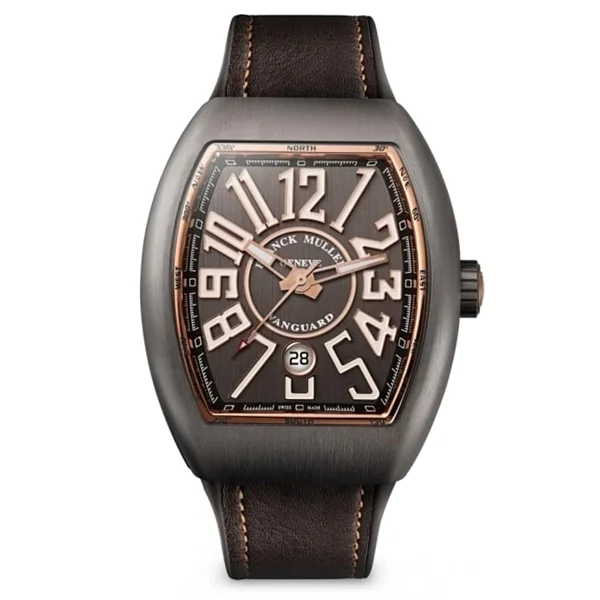 Franck Muller Vanguard Classical Titanium, reference V 41 SC DT TT BR 5N