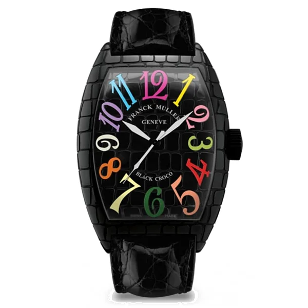 Franck Muller Casablanca Black Steel Color Dream, reference 8880 SC BLK CRO COL DRM AC