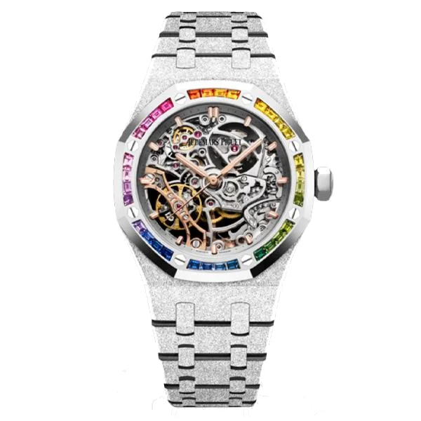 Audemars Piguet Royal Oak Frosted Gold Double Balance Wheel Openworked, reference 15468BC.YG.1259BC.01