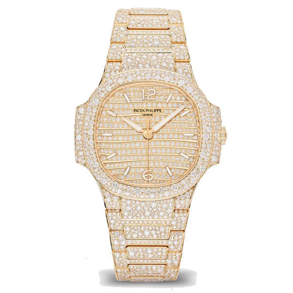 Patek Philippe Nautilus Ladies Automatic Pave, reference 7118/1450R-001