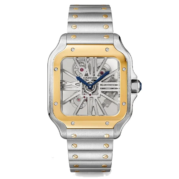 Cartier Santos De Cartier Skeleton Large, reference WHSA0019
