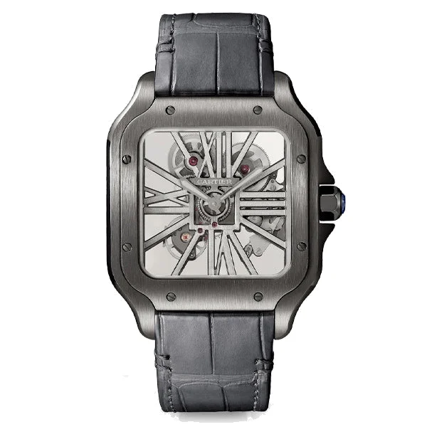 Cartier Santos De Cartier Skeleton Large, reference WHSA0009