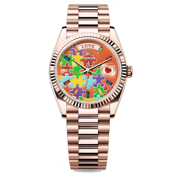 Rolex Day-Date 36 "Emoji" Puzzle Dial, reference 128235