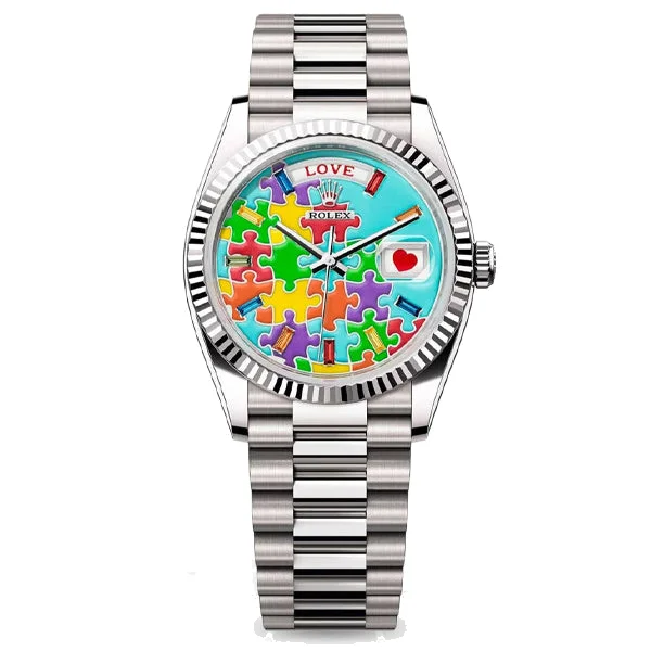 Rolex Day-Date 36 "Emoji" Puzzle Dial, reference 128239