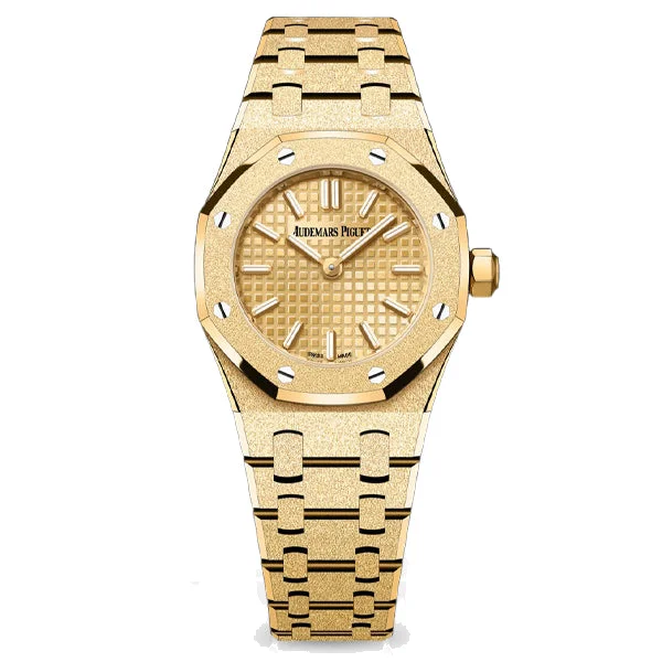 Audemars Piguet Royal Oak Mini Frosted Gold Quartz, reference 67630BA.GG.1312BA.01