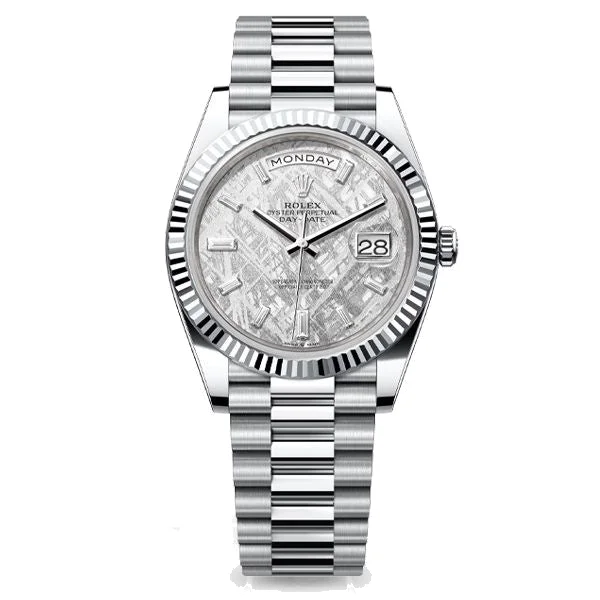 Rolex Day-Date 40 "Meteorite Baguette", reference 228236