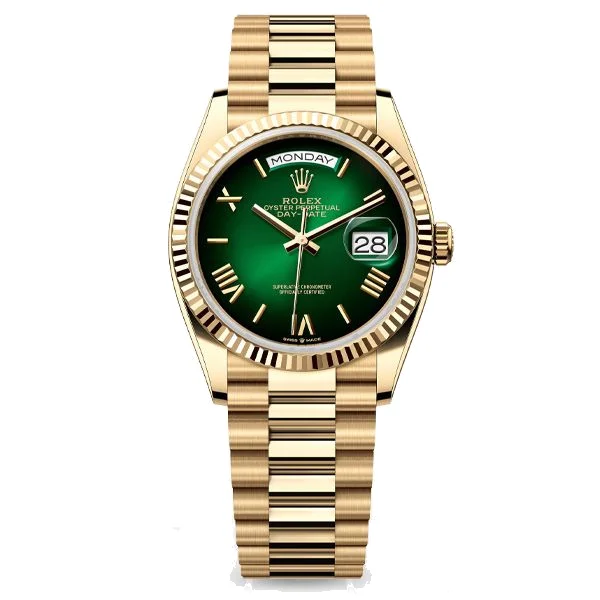 Rolex Day-Date 36 "Green Ombre", reference 128238