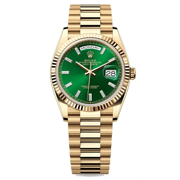 Rolex Day-Date 36 "Baguette", reference 128238