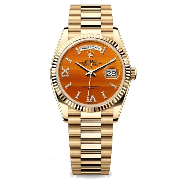 Rolex Day-Date 36 "Carnelian", reference 128238