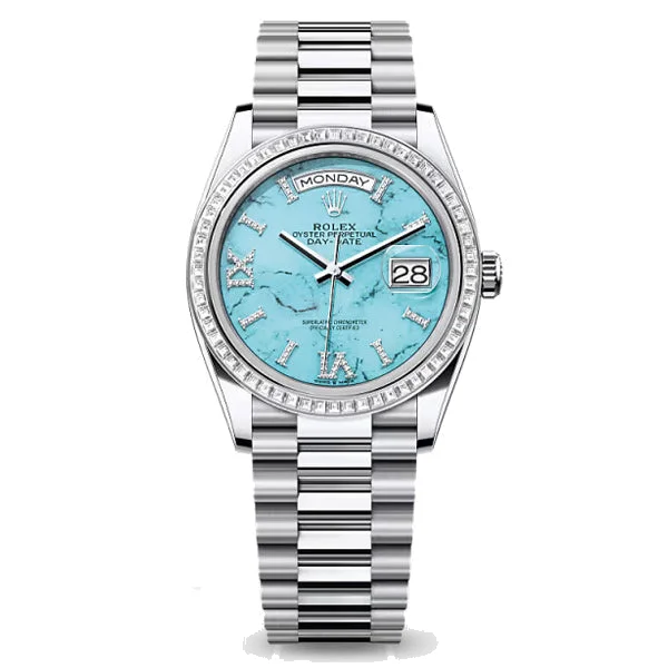 Rolex Day-Date 36 "Turquoise", reference 128396TBR
