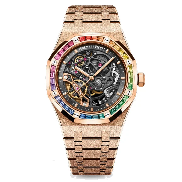 Audemars Piguet Royal Oak Frosted Gold Double Balance Wheel Openworked, reference 15412OR.YG.1224OR.01-B