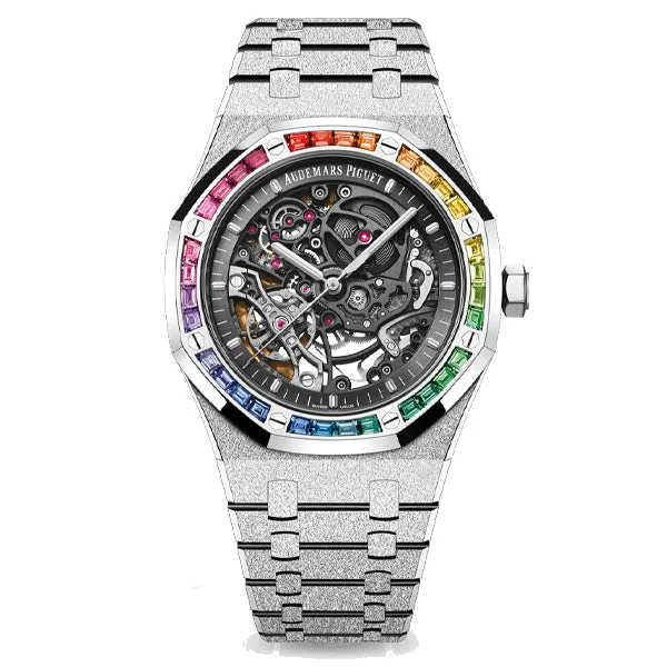Audemars Piguet Royal Oak Frosted Gold Double Balance Wheel Openworked, reference 15412BC.YG.1224BC.03-B